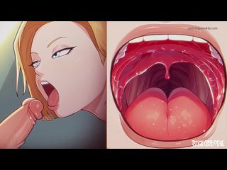 hentai hentai cartoon porno 3d 2d android 18 - gears deep: throat scene